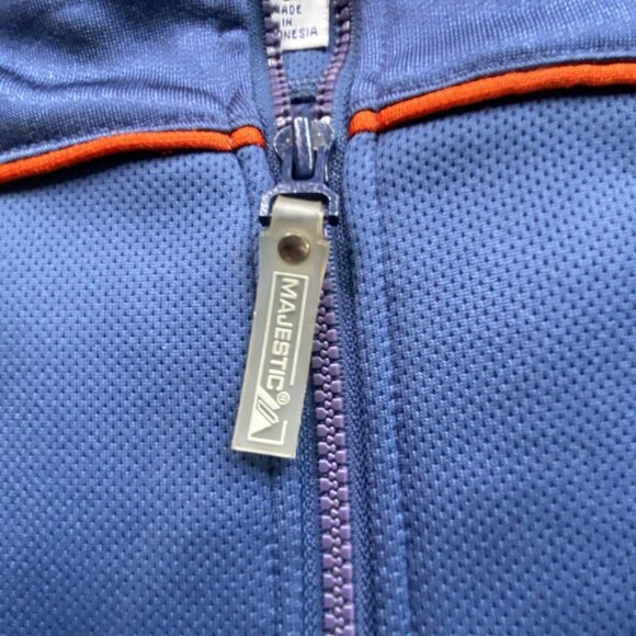 Charlotte Bobcats Jacket Men's S Blue NBA Exclusive Collection Zip Front Patches - Picture 3 of 16